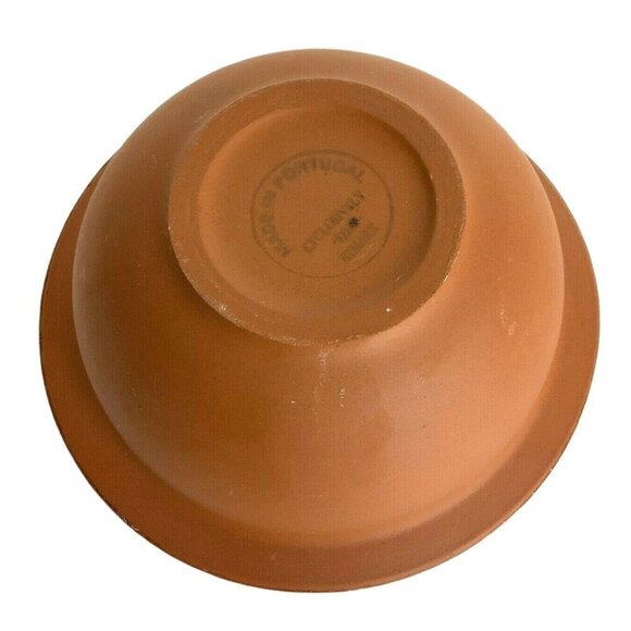 Himark Terra Cotta Salsa Bowl Pottery Southwestern Mexican Style Portugal - Picture 3 of 4